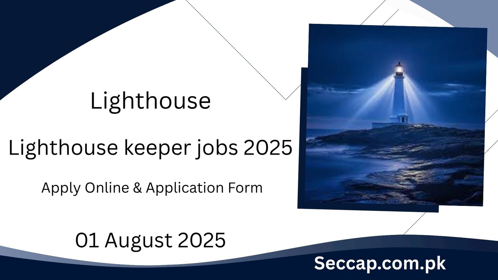 Lighthouse keeper jobs 2025 Apply Online & Application Form