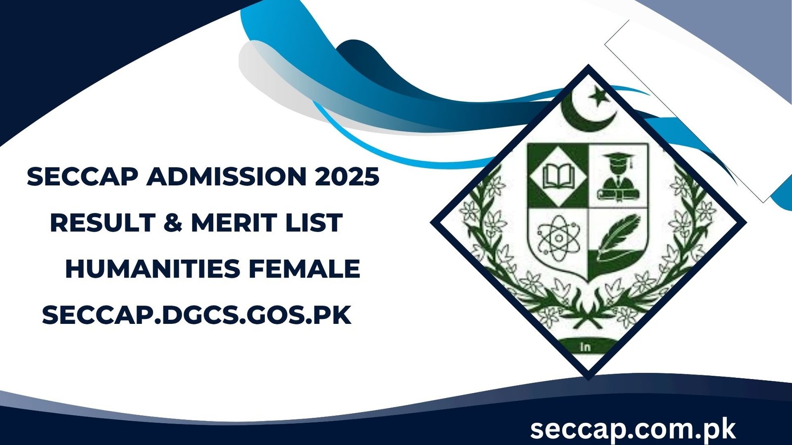 Humanities Female SECCAP Admission Result 2025 Merit List (1st, 2nd, 3rd)