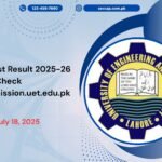 UET Entry Test Result 2025-26 Check Online