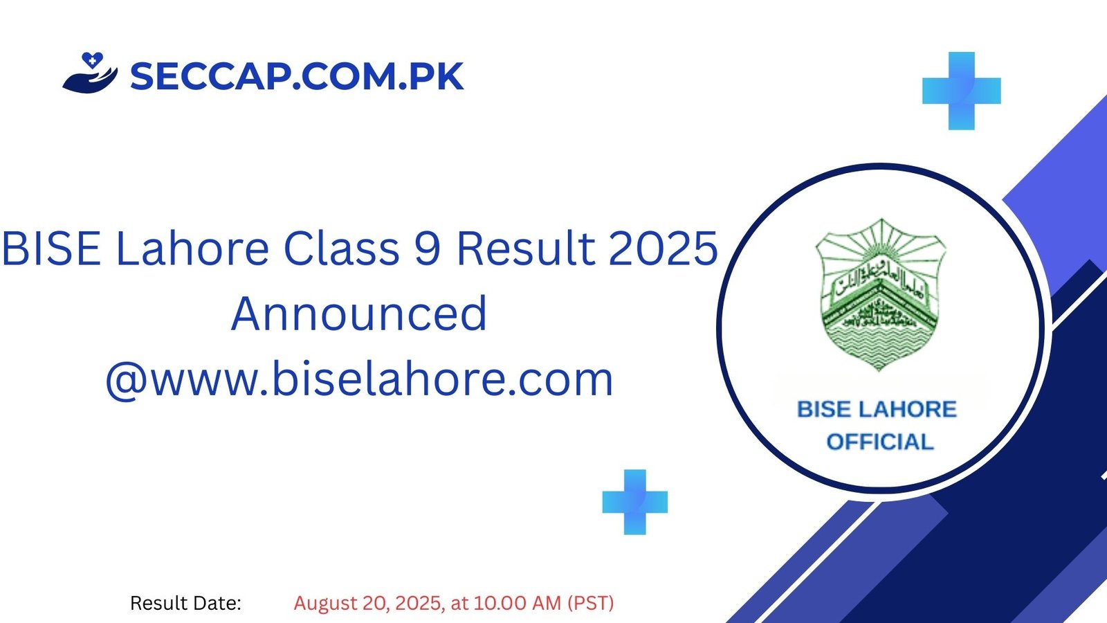 BISE Lahore Class 9 Result 2025 Announced