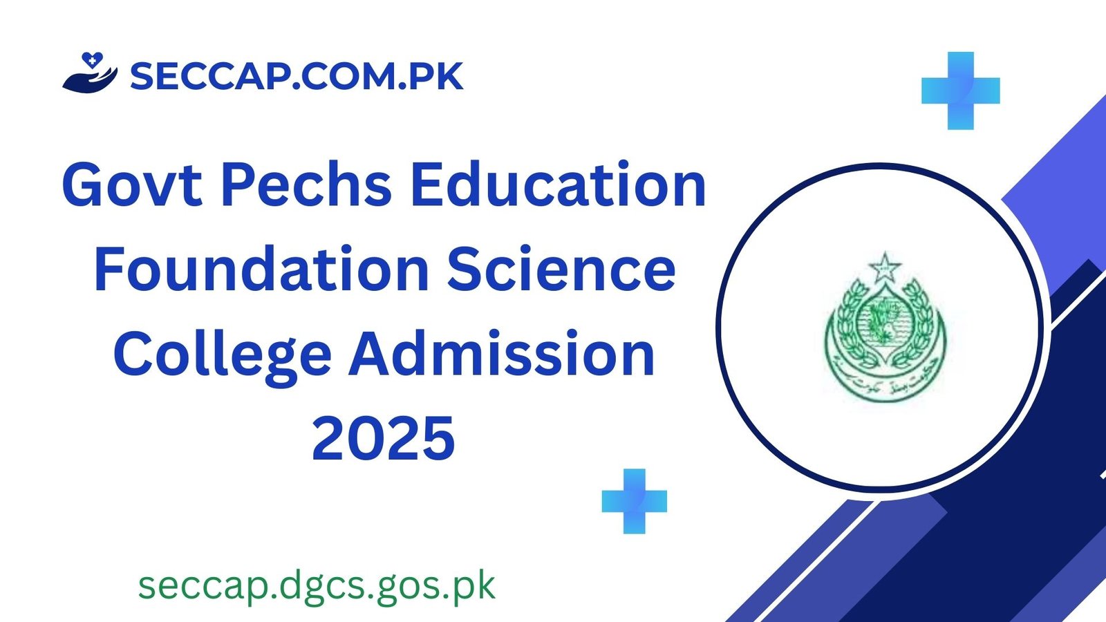 Govt Pechs Education Foundation Science College Admission 2025 Apply Now