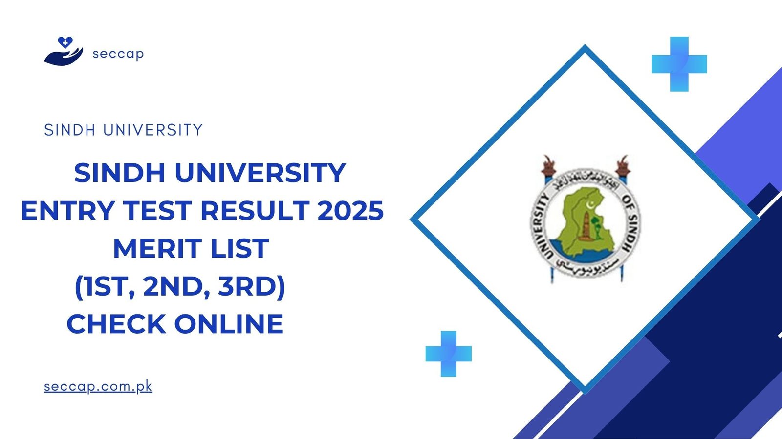Sindh University Entry Test Result 2025 Merit List (1st, 2nd, 3rd) – Check Online