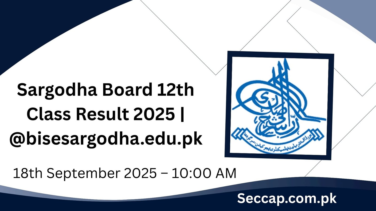 Sargodha Board 12th Class Result 2025 @bisesargodha.edu.pk