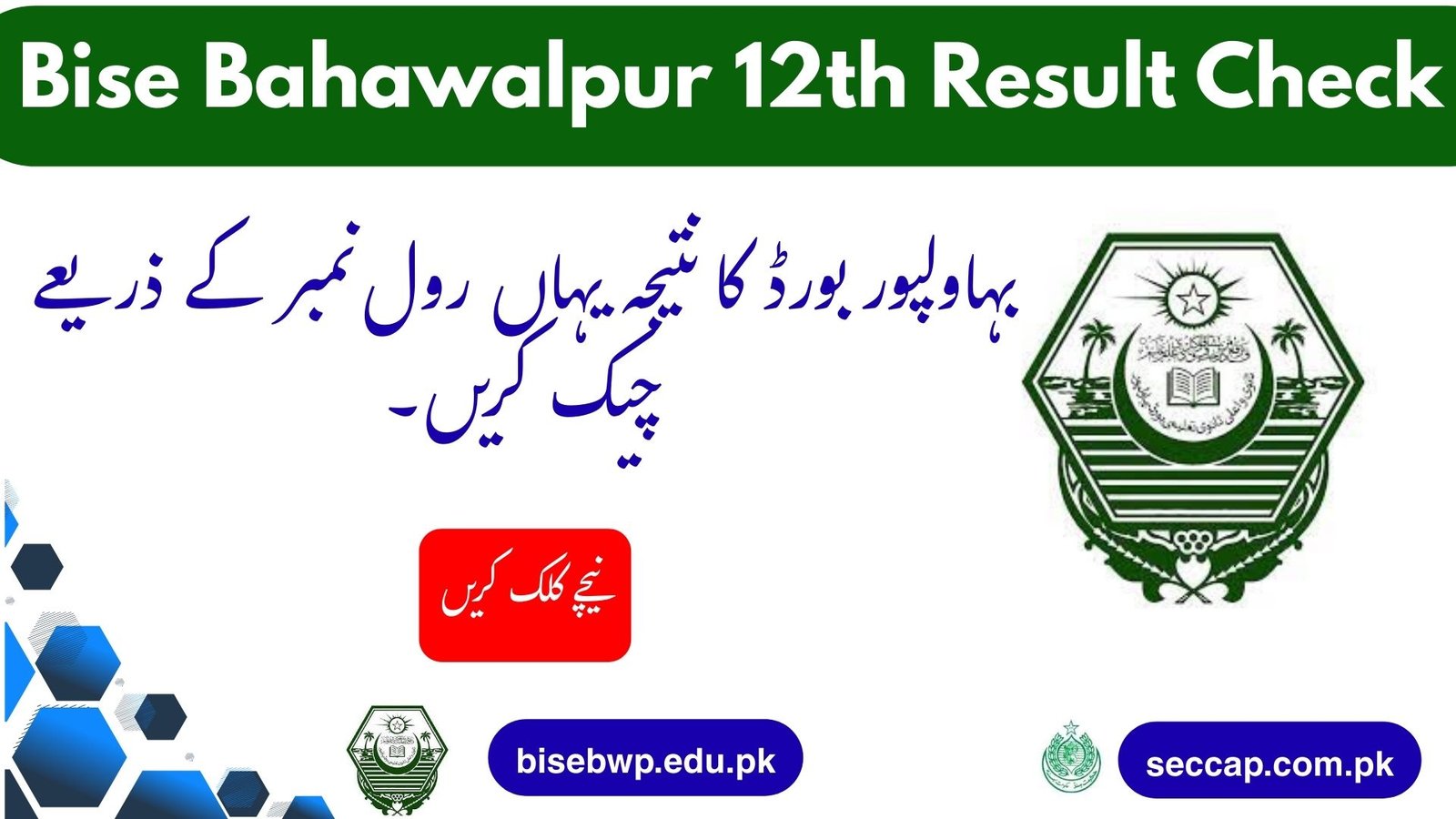 Bise Bahawalpur 12th Result 2026 Check @bisebwp.edu.pk