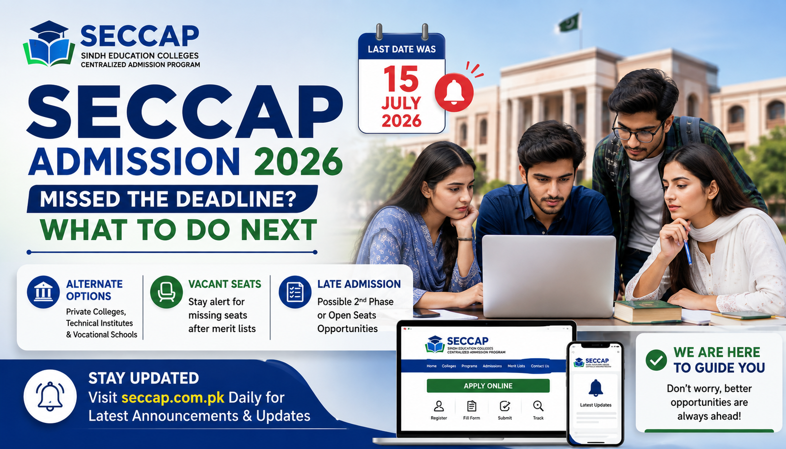 Missed SECCAP Admission 2026 Updates What You Can Do Next