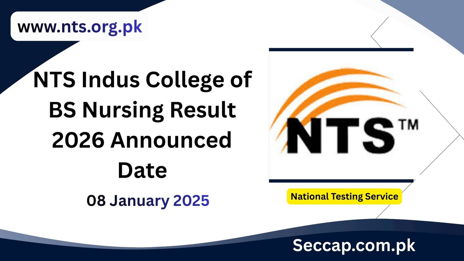 NTS Indus College of BS Nursing Result 2026 Announced Date