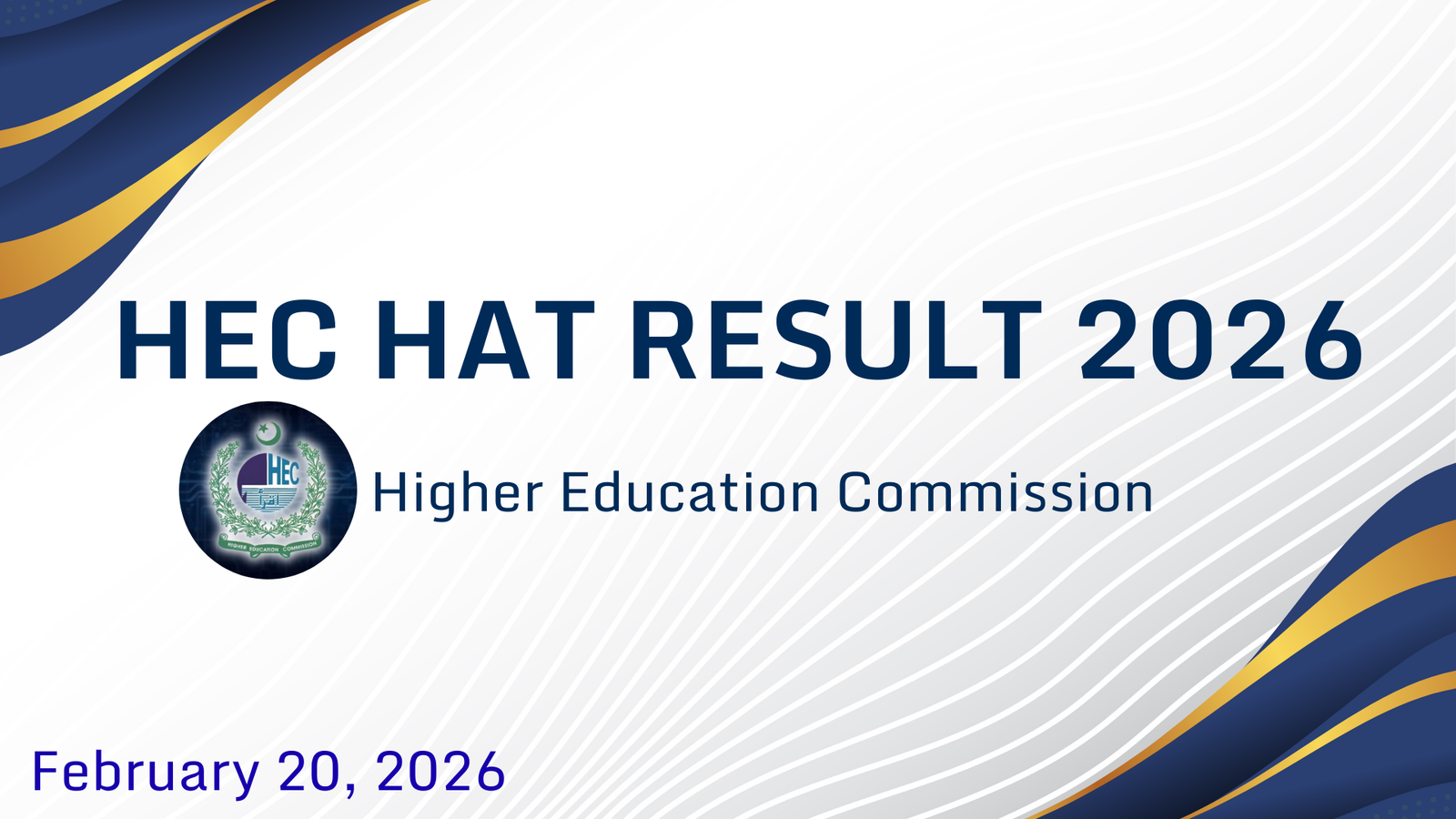 HEC HAT Result 2026 for Test Held On 1 February - Check By Roll Number