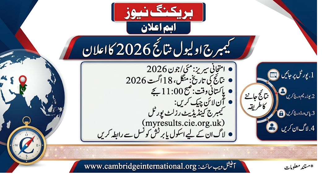 Cambridge O Level Result 2026 Announced